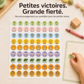 Mes Petites Victoires — Autocollants d’affirmation (FR)