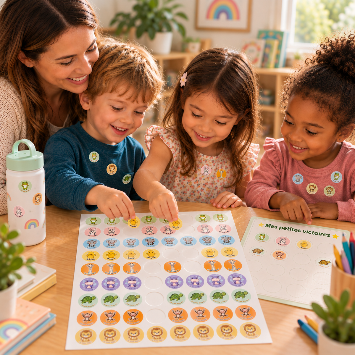 Mes Petites Victoires — Autocollants d’affirmation (FR)